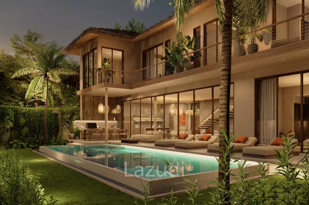 4-Bedroom + Office Villa in Mae Nam | Walking Distance to the Beach
