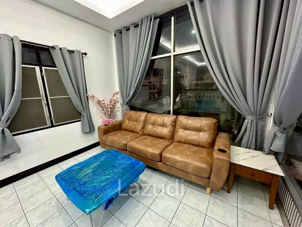 บ้านเดี่ยว 90 ตร.ม. บนที่ดิน 400 ตร.ม. ทำเลหนองปรือ บางละมุง