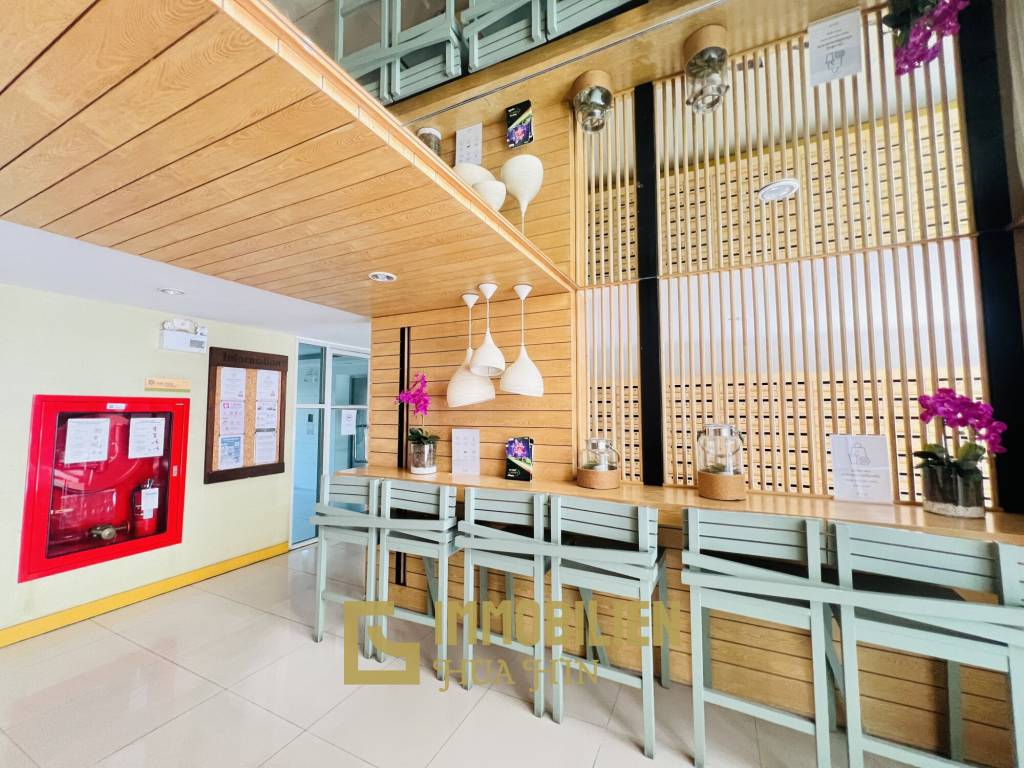 คอนโด 28 ตร.ม. ชั้น 5 ทำเลหนองแก หัวหิน ใกล้สระว่ายน้ำ