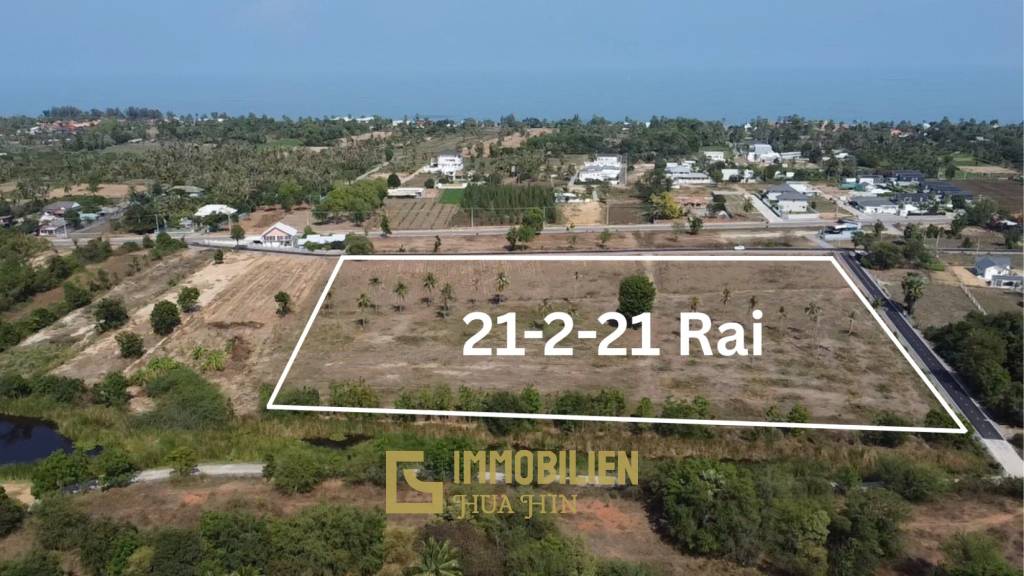 Земельный участок площадью 34 000 кв. м / прямоугольной формы / частично расчищен.