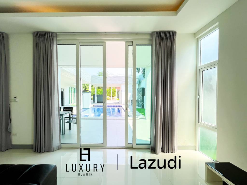 Modern 3Bedroom Pool Villa in Black Lotus  Thap Tai Hua Hin