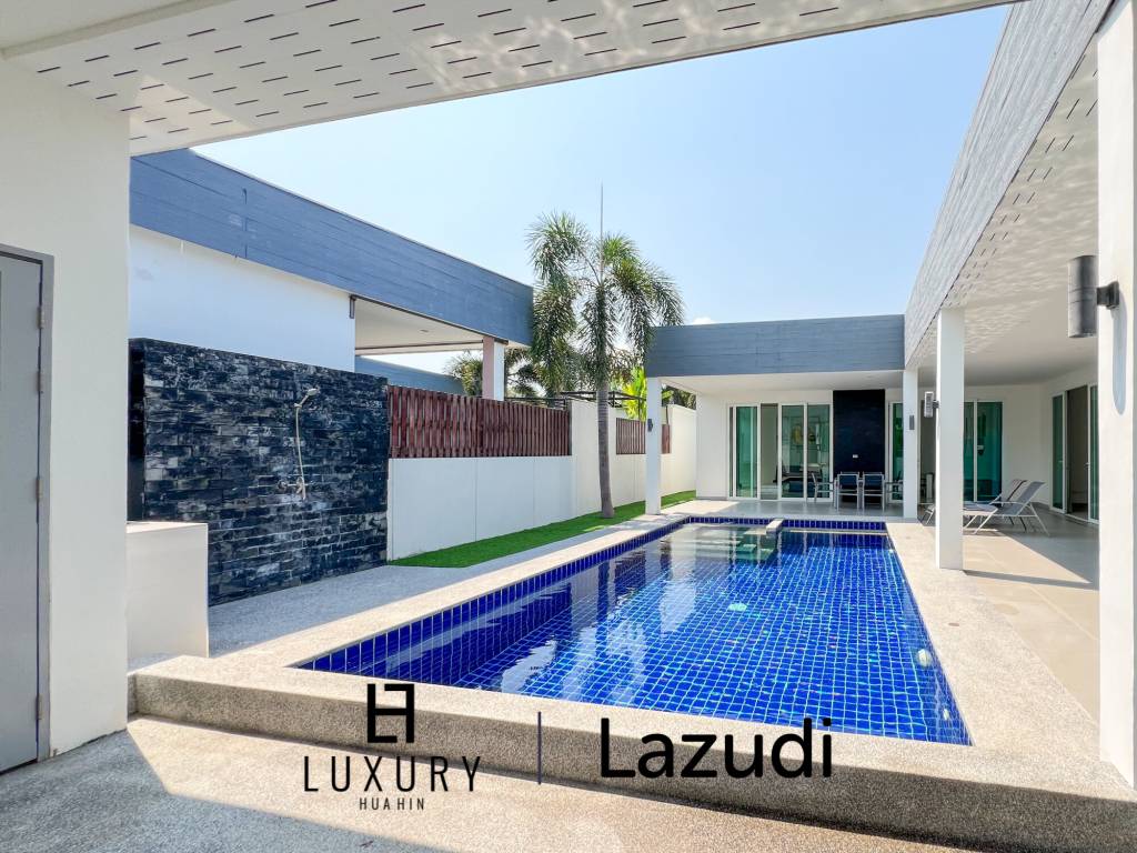 Modern 3Bedroom Pool Villa in Black Lotus  Thap Tai Hua Hin
