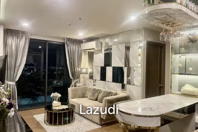 74 sqm 2 Bedroom Condo on High Floor at Artisan Ratchada Huai Khwang Bangkok