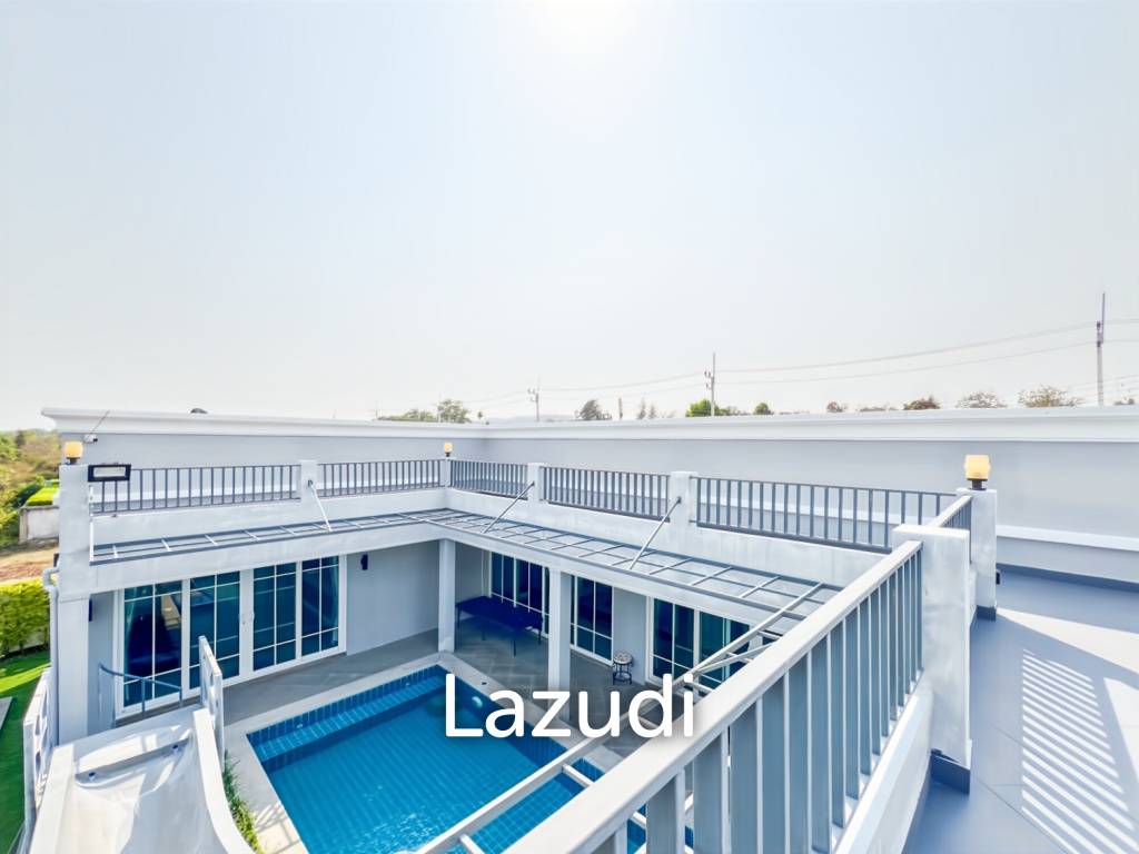 Modern 3-Bed Pool Villa 165 Sqm in Mountain View Cha-Am