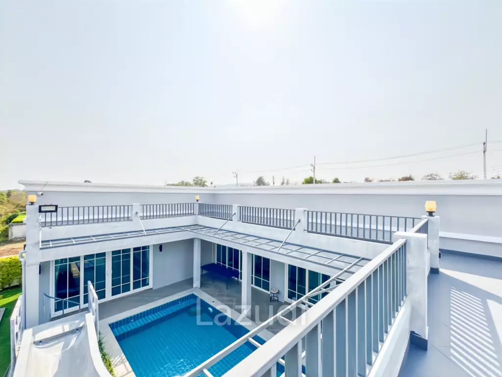 Modern 3-Bed Pool Villa 165 Sqm in Mountain View Cha-Am