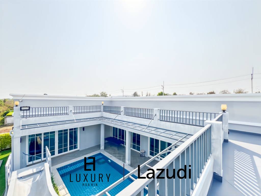 Modern 3-Bed Pool Villa 165 Sqm in Mountain View Cha-Am