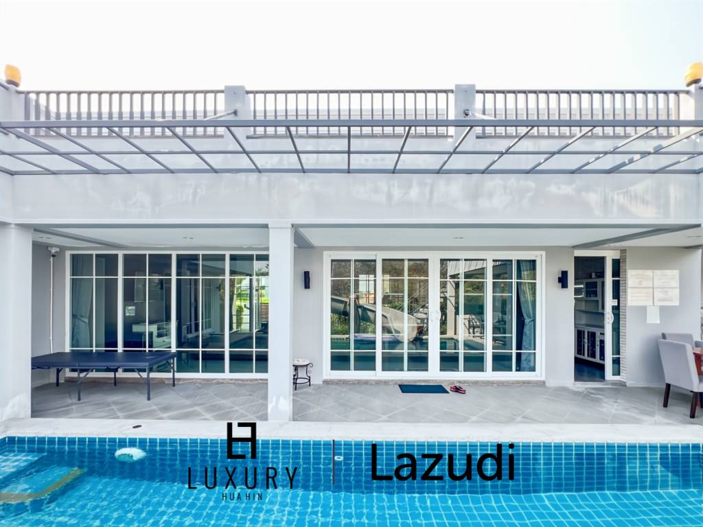 Modern 3-Bed Pool Villa 165 Sqm in Mountain View Cha-Am