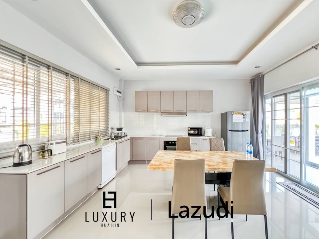 Modern 3-Bed Pool Villa 165 Sqm in Mountain View Cha-Am