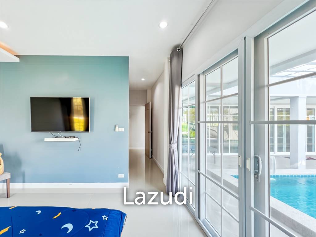 Modern 3-Bed Pool Villa 165 Sqm in Mountain View Cha-Am