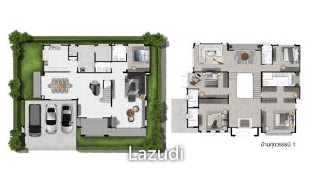 Spacious 5-Bedroom Pool Villa Just 50m to the Beach