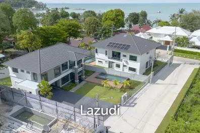 Spacious 4-Bedroom Pool Villa Just 50m to the Beach