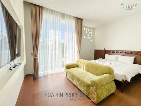 350 sqm modern pool villa in Pak Nam Pran Leleaf Sea Beach project