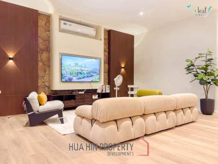 350 sqm modern pool villa in Pak Nam Pran Leleaf Sea Beach project