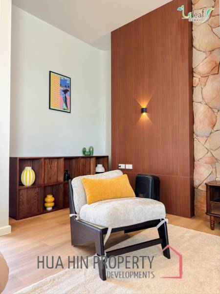 350 sqm modern pool villa in Pak Nam Pran Leleaf Sea Beach project