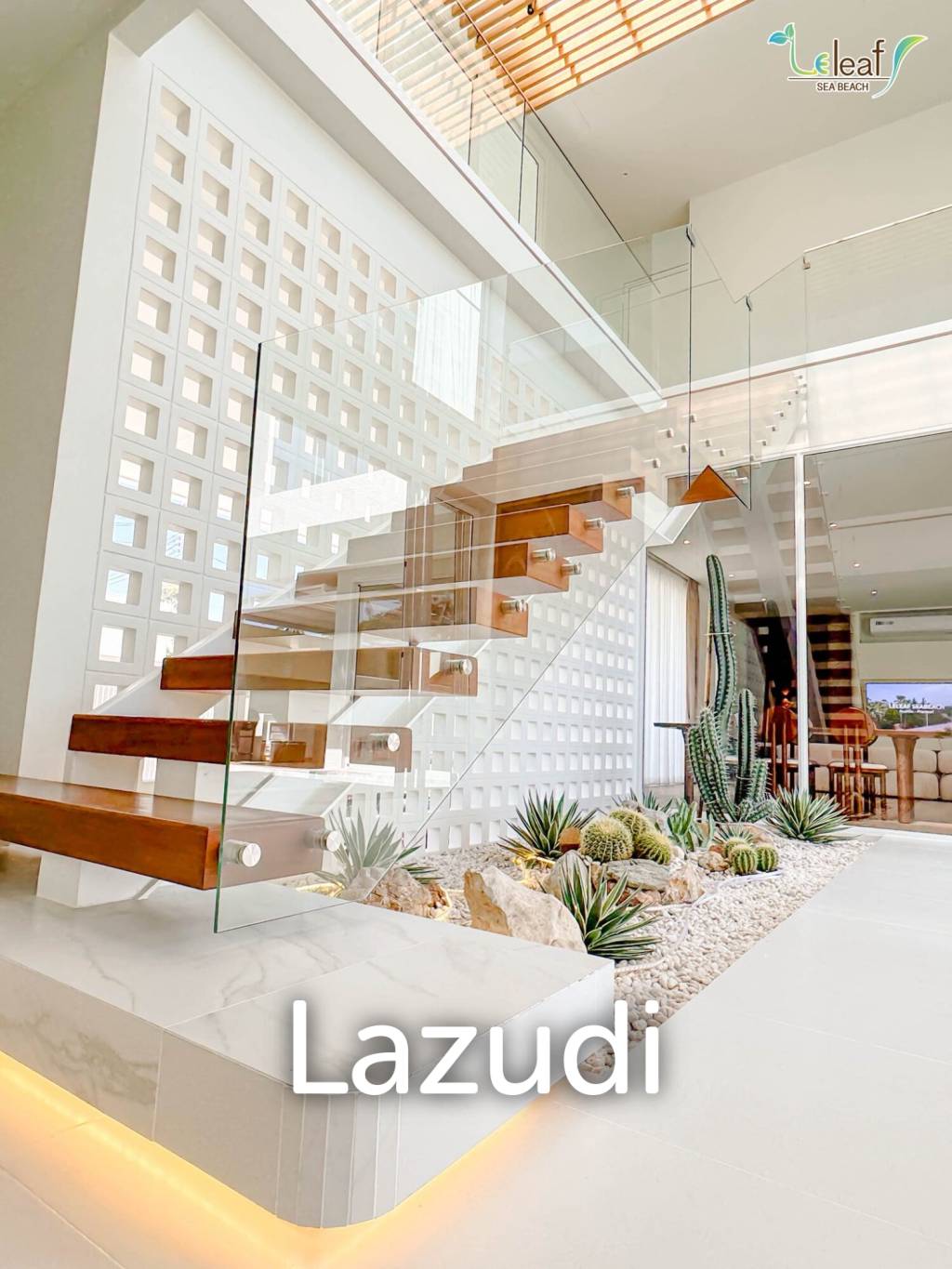 350 sqm modern pool villa in Pak Nam Pran Leleaf Sea Beach project