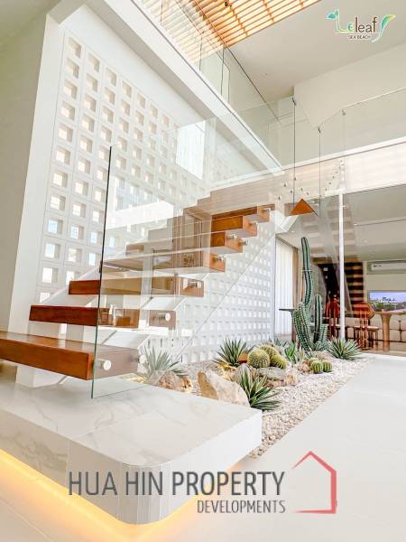 350 sqm modern pool villa in Pak Nam Pran Leleaf Sea Beach project