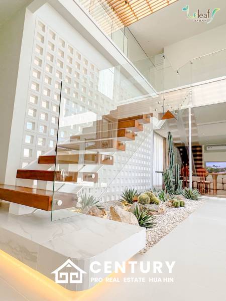 350 sqm modern pool villa in Pak Nam Pran Leleaf Sea Beach project