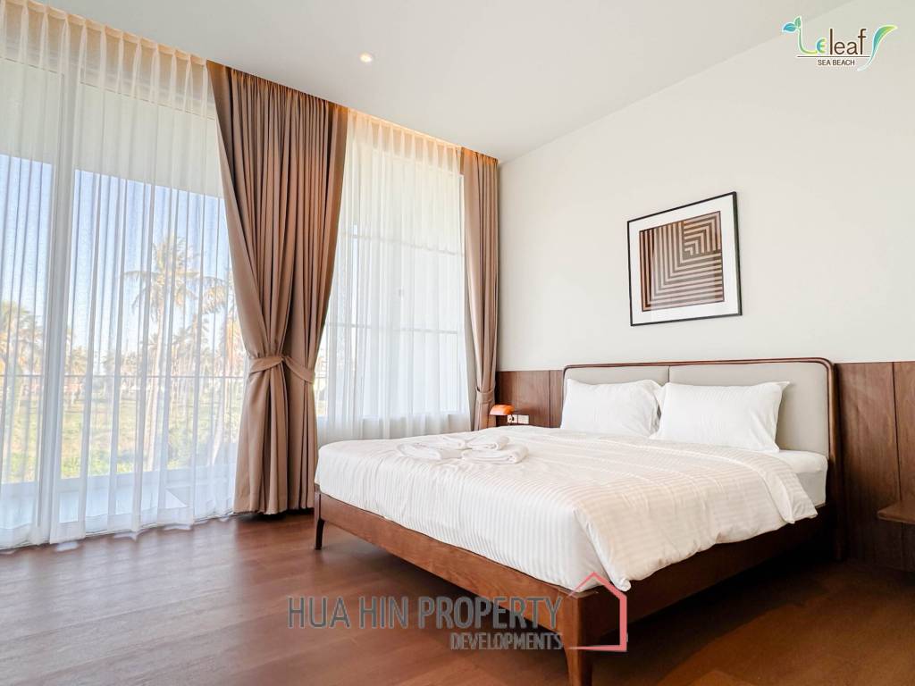 350 sqm modern pool villa in Pak Nam Pran Leleaf Sea Beach project