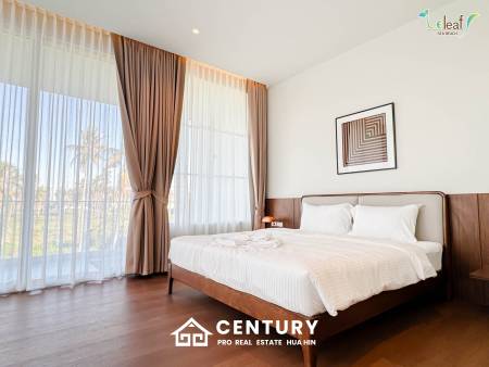 350 sqm modern pool villa in Pak Nam Pran Leleaf Sea Beach project