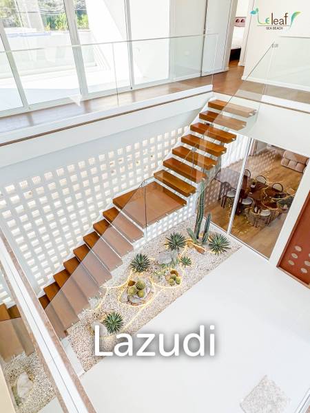 350 sqm modern pool villa in Pak Nam Pran Leleaf Sea Beach project