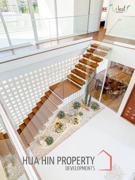 350 sqm modern pool villa in Pak Nam Pran Leleaf Sea Beach project