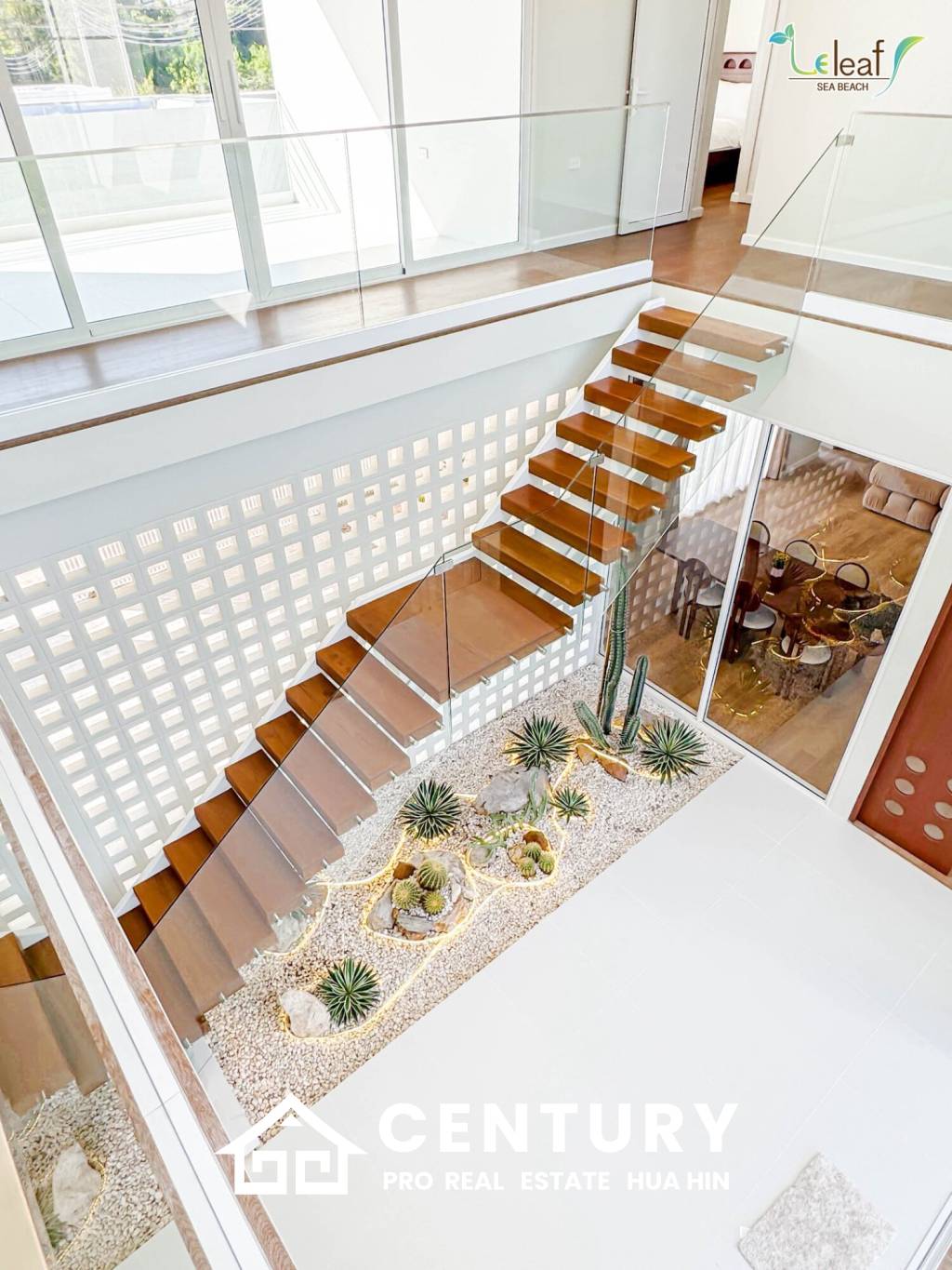 350 sqm modern pool villa in Pak Nam Pran Leleaf Sea Beach project