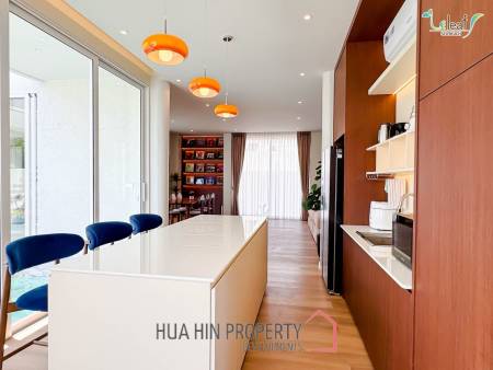 350 sqm modern pool villa in Pak Nam Pran Leleaf Sea Beach project