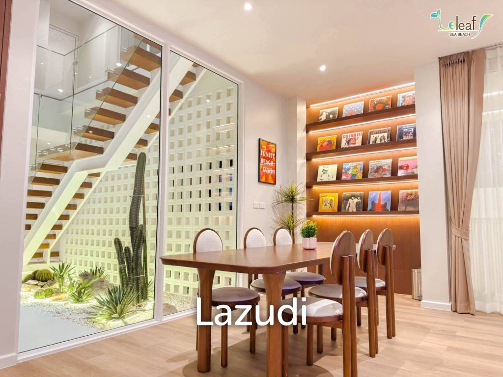 350 sqm modern pool villa in Pak Nam Pran Leleaf Sea Beach project