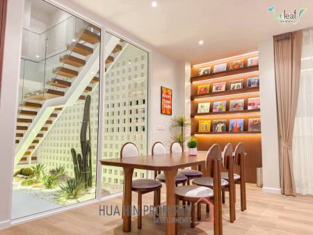 350 sqm modern pool villa in Pak Nam Pran Leleaf Sea Beach project