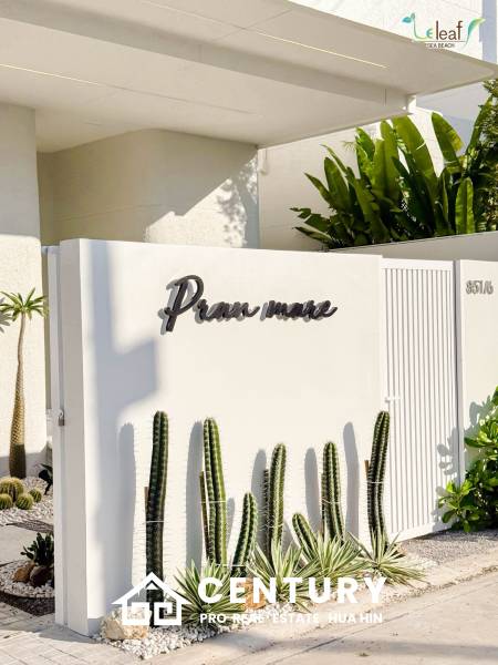 350 sqm modern pool villa in Pak Nam Pran Leleaf Sea Beach project