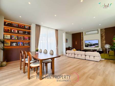 350 sqm modern pool villa in Pak Nam Pran Leleaf Sea Beach project