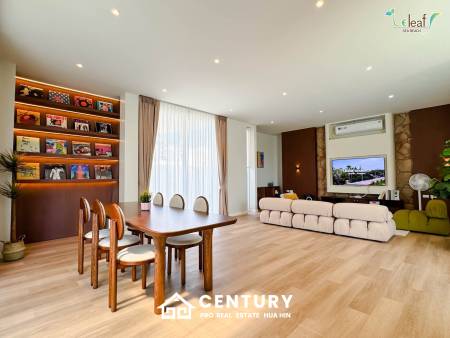 350 sqm modern pool villa in Pak Nam Pran Leleaf Sea Beach project