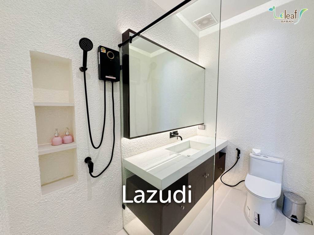 350 sqm modern pool villa in Pak Nam Pran Leleaf Sea Beach project