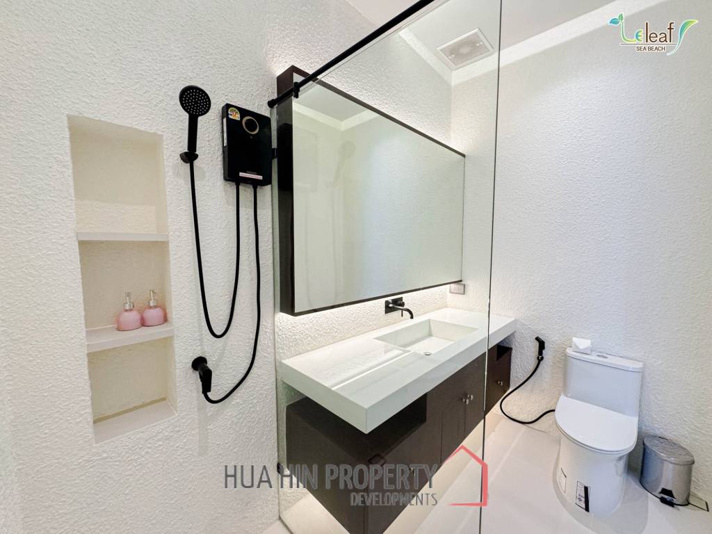 350 sqm modern pool villa in Pak Nam Pran Leleaf Sea Beach project