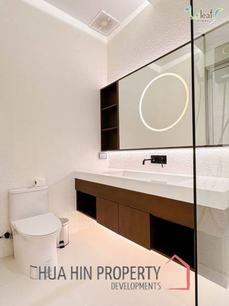 350 sqm modern pool villa in Pak Nam Pran Leleaf Sea Beach project