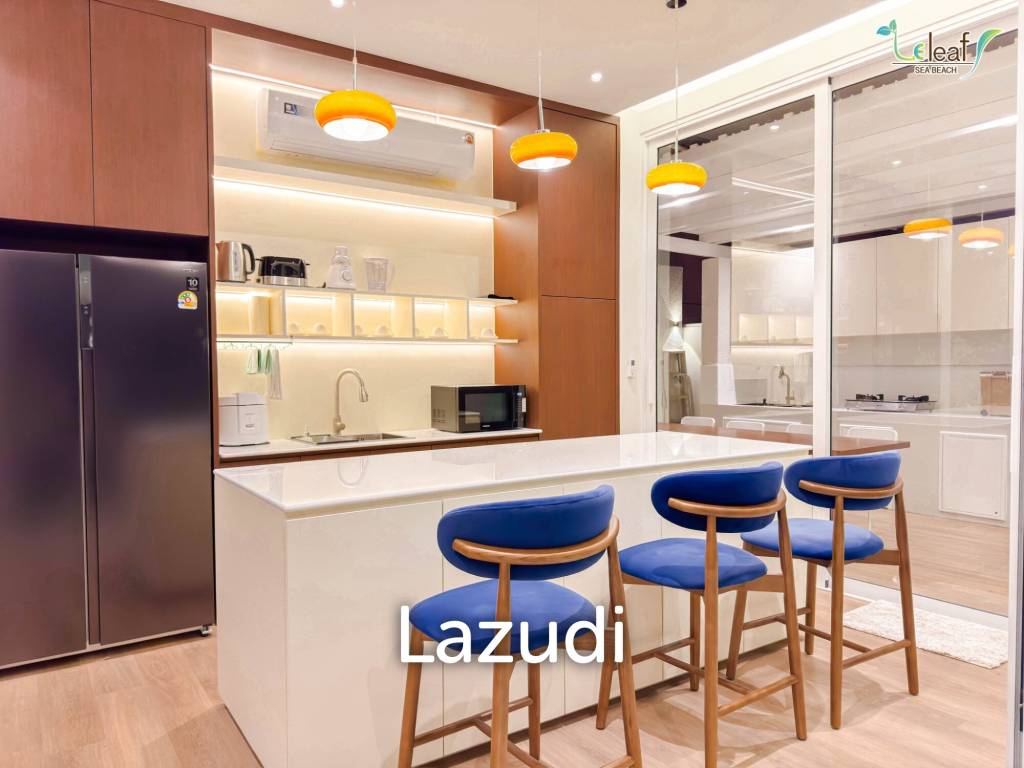 350 sqm modern pool villa in Pak Nam Pran Leleaf Sea Beach project