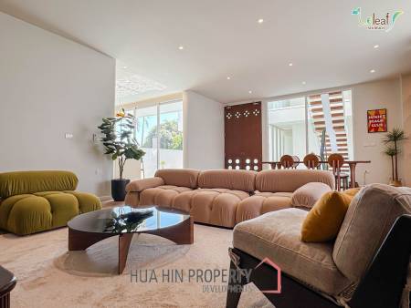 350 sqm modern pool villa in Pak Nam Pran Leleaf Sea Beach project