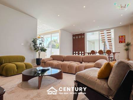 350 sqm modern pool villa in Pak Nam Pran Leleaf Sea Beach project