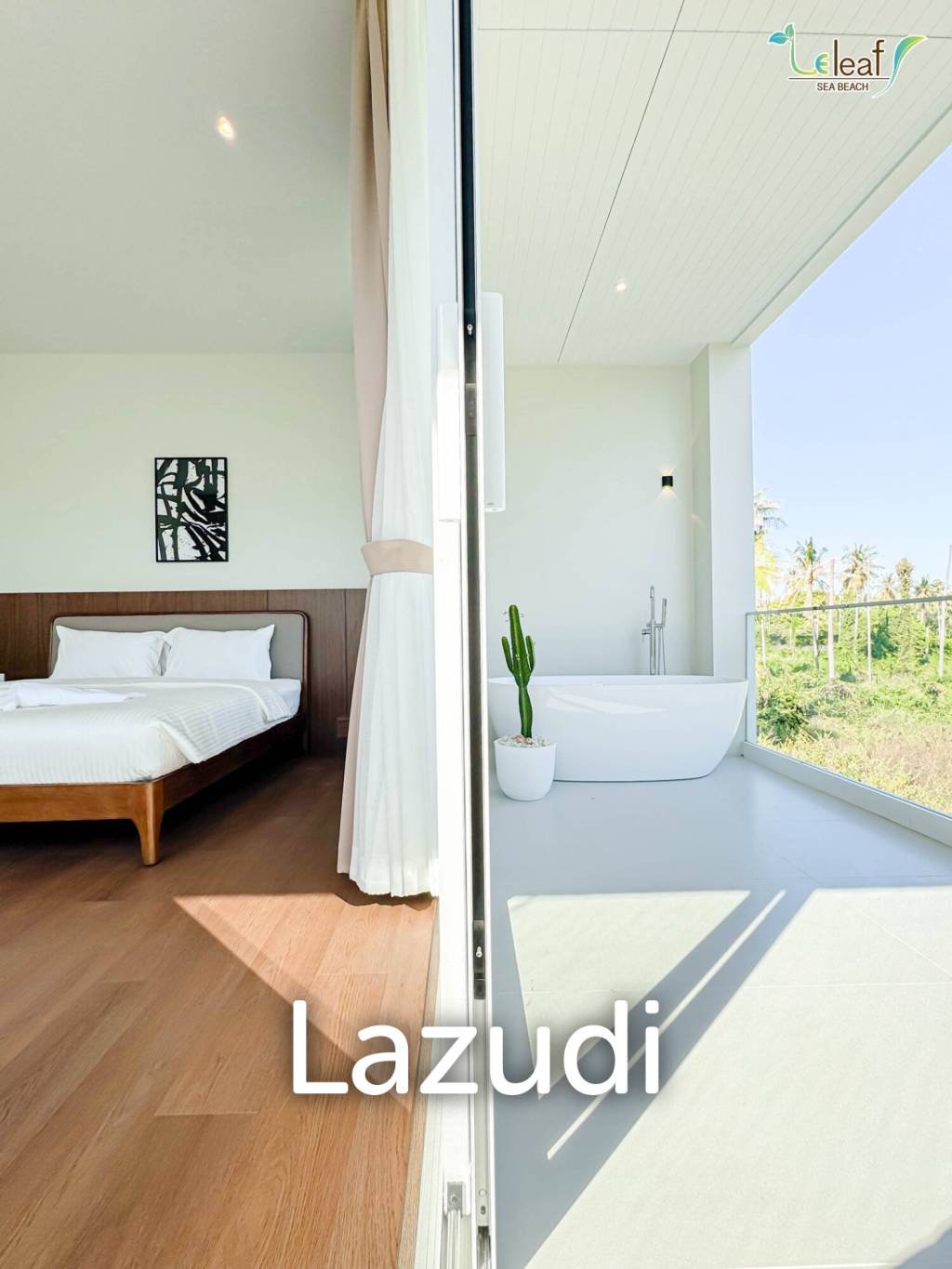 350 sqm modern pool villa in Pak Nam Pran Leleaf Sea Beach project