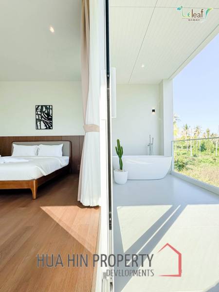 350 sqm modern pool villa in Pak Nam Pran Leleaf Sea Beach project