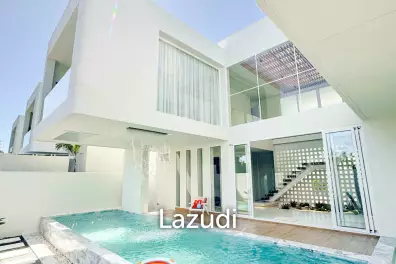 350 sqm modern pool villa in Pak Nam Pran Leleaf Sea Beach project