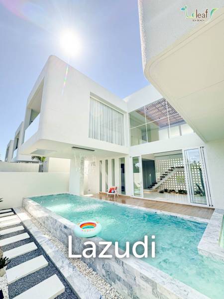 350 sqm modern pool villa in Pak Nam Pran Leleaf Sea Beach project