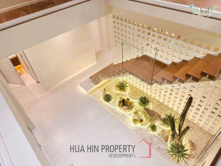 350 sqm modern pool villa in Pak Nam Pran Leleaf Sea Beach project