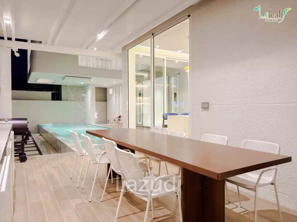 350 sqm modern pool villa in Pak Nam Pran Leleaf Sea Beach project