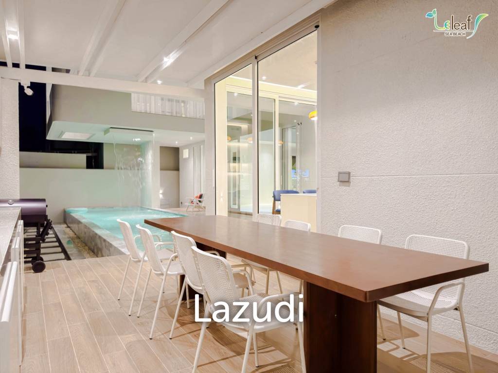 350 sqm modern pool villa in Pak Nam Pran Leleaf Sea Beach project