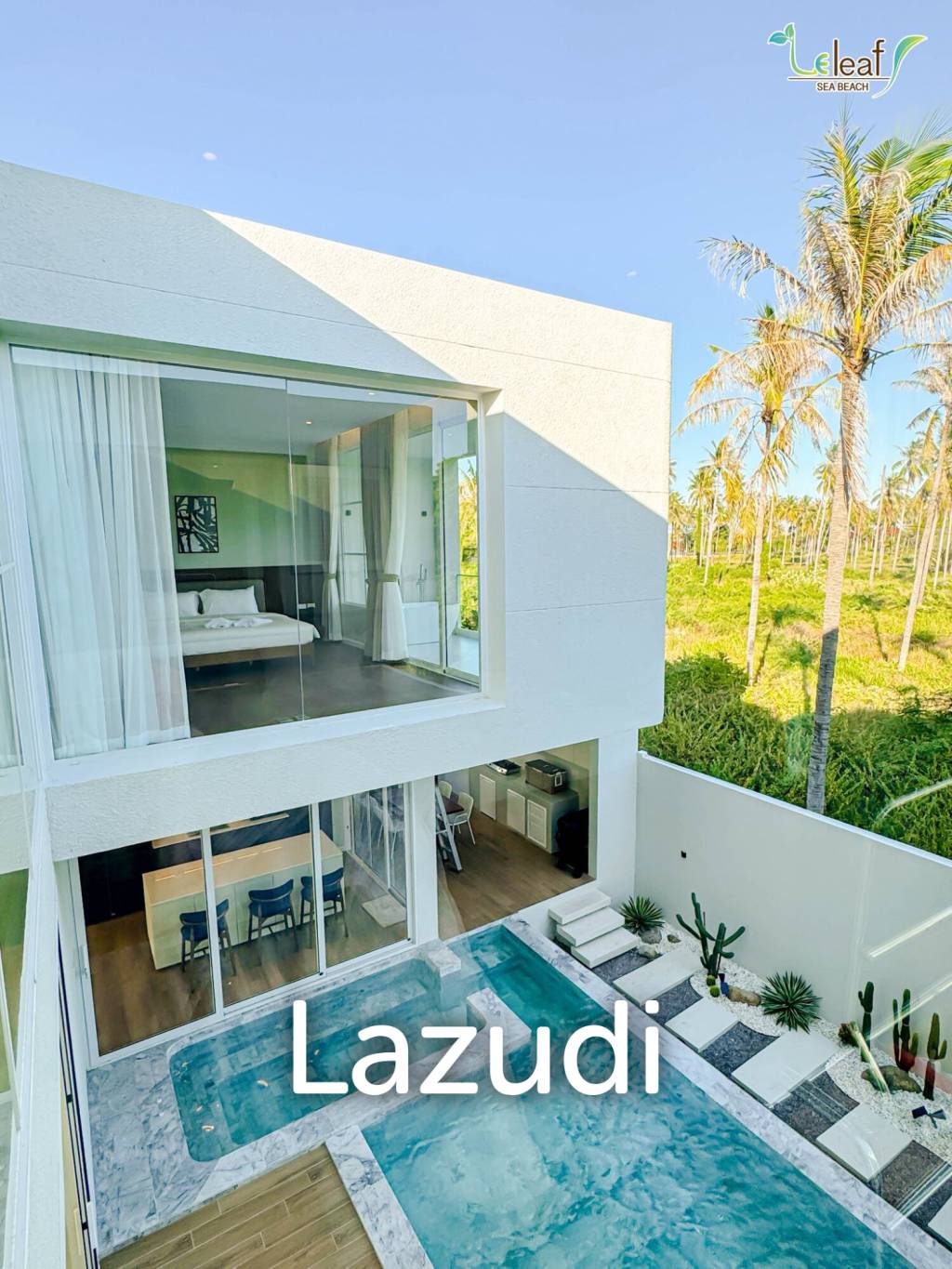 350 sqm modern pool villa in Pak Nam Pran Leleaf Sea Beach project