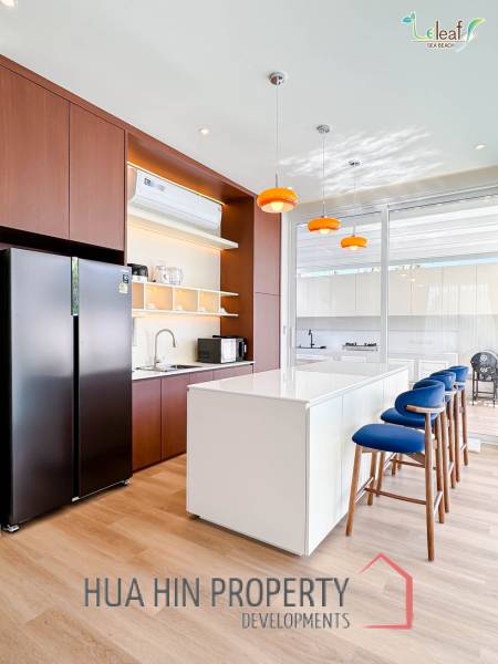 350 sqm modern pool villa in Pak Nam Pran Leleaf Sea Beach project