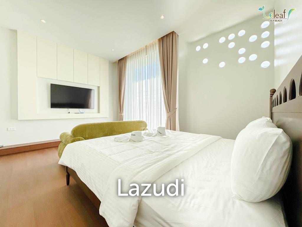 350 sqm modern pool villa in Pak Nam Pran Leleaf Sea Beach project