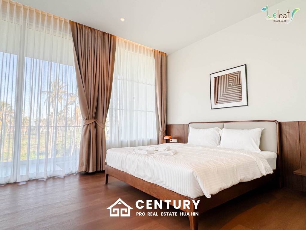 350 sqm modern pool villa in Pak Nam Pran Leleaf Sea Beach project