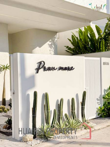 350 sqm modern pool villa in Pak Nam Pran Leleaf Sea Beach project